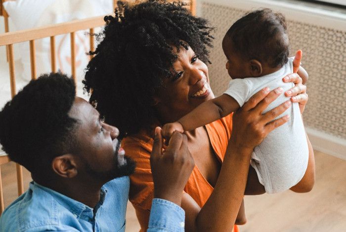 parents with a baby