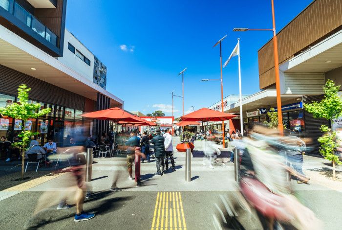 People walking in Springvale