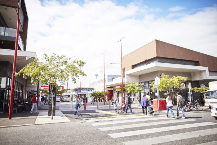 illustration of Springvale shops.