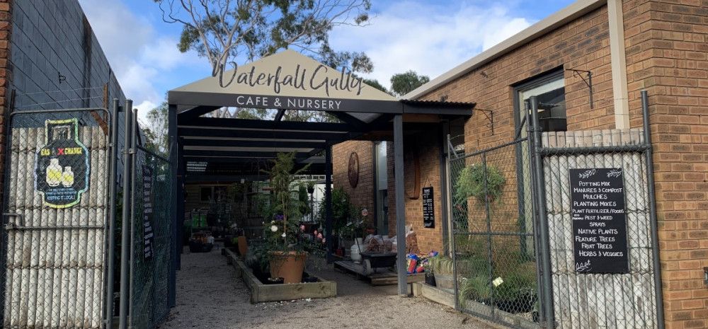 entrance to Waterfall Gully Cafe 