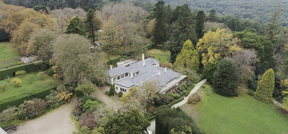 Aerial view of Duneira House