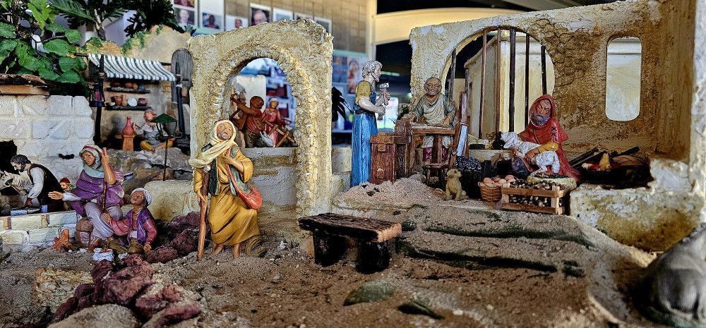 Nativity scene display