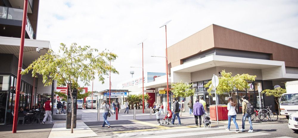 illustration of Springvale shops.