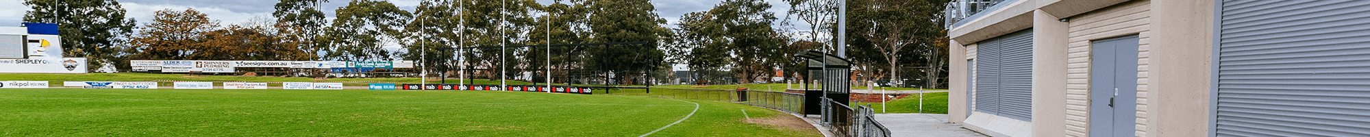 AFL field and pavillion