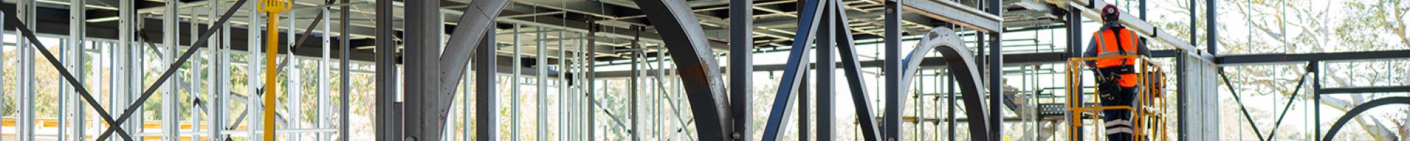 Workman on a construction site