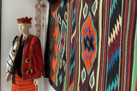 Ukrainian dress on a mannequin