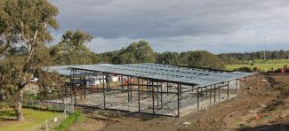 Steel Frame (Phase 1) erected May 2024