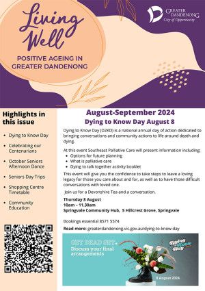 Living Well August/September newsletter